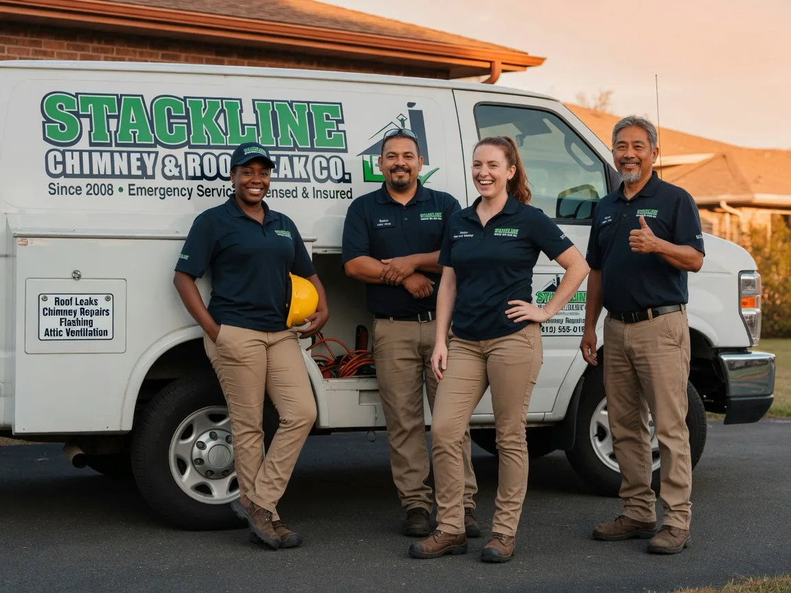 Chimney flashing repair company in Tioga, WV